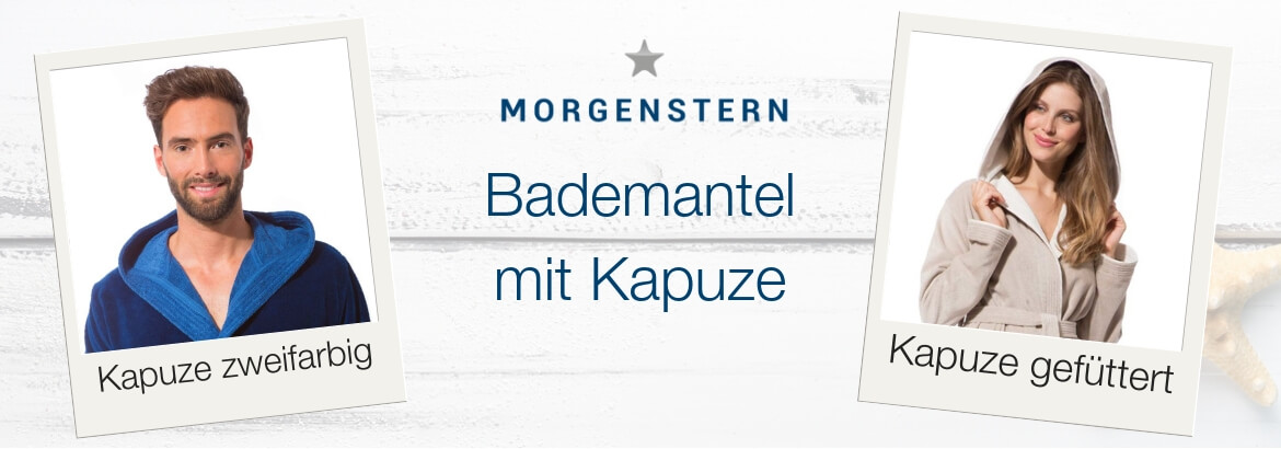 Bademantel mit Kapuze