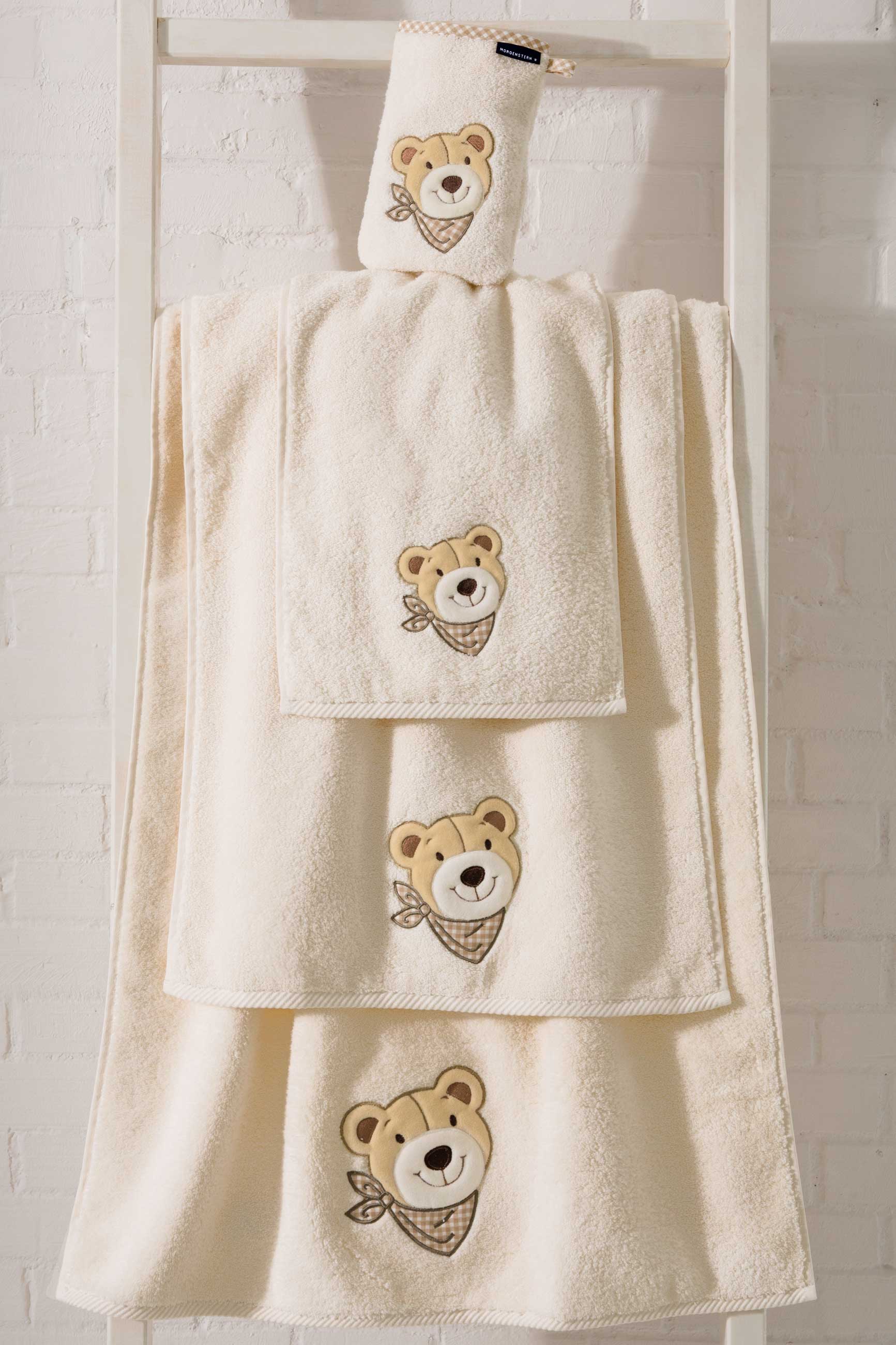 Morgenstern Bär Handtuch, Duschtuch, Gästetuch, Waschhandschuh, creme Morgenstern Bär Handtuch, Duschtuch, Gästetuch, Waschhandschuh, creme