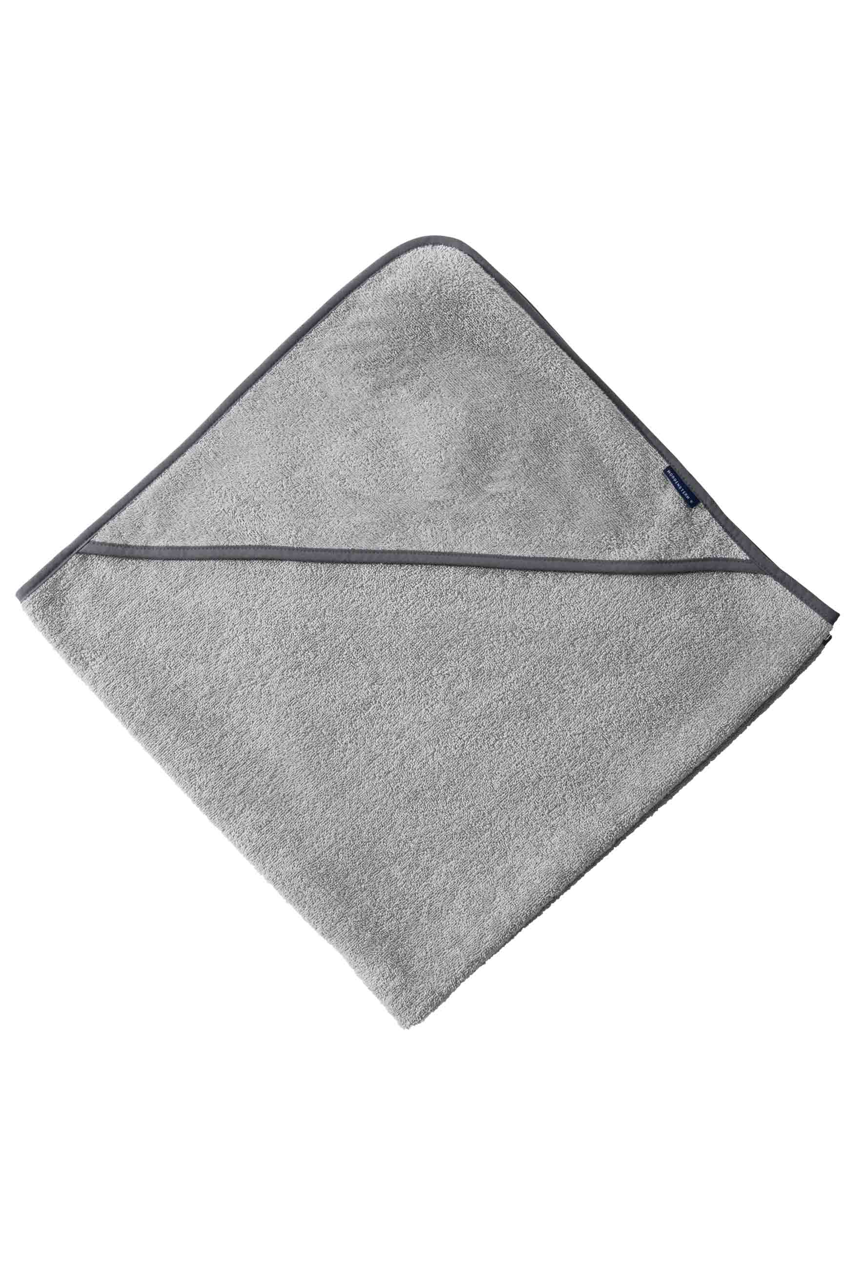 Morgenstern Kapuzenhandtuch, reine Baumwolle, Maxi, grau Morgenstern Kapuzenhandtuch, reine Baumwolle, Maxi, grau