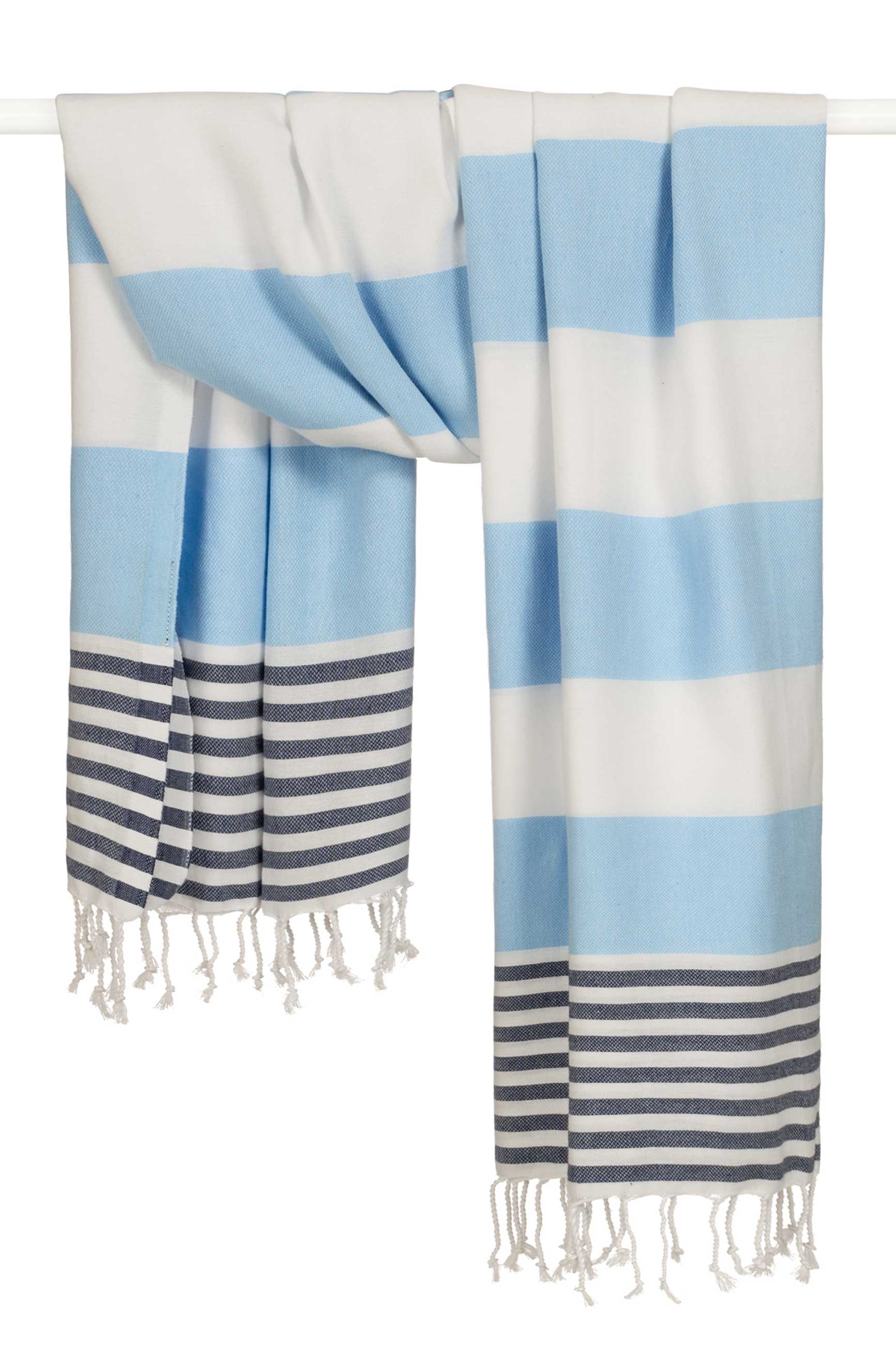 Morgenstern Hamamtuch 90x175 cm, Baumwolle, Sylt, hellblau Morgenstern Hamamtuch 90x175 cm, Baumwolle, Sylt, hellblau