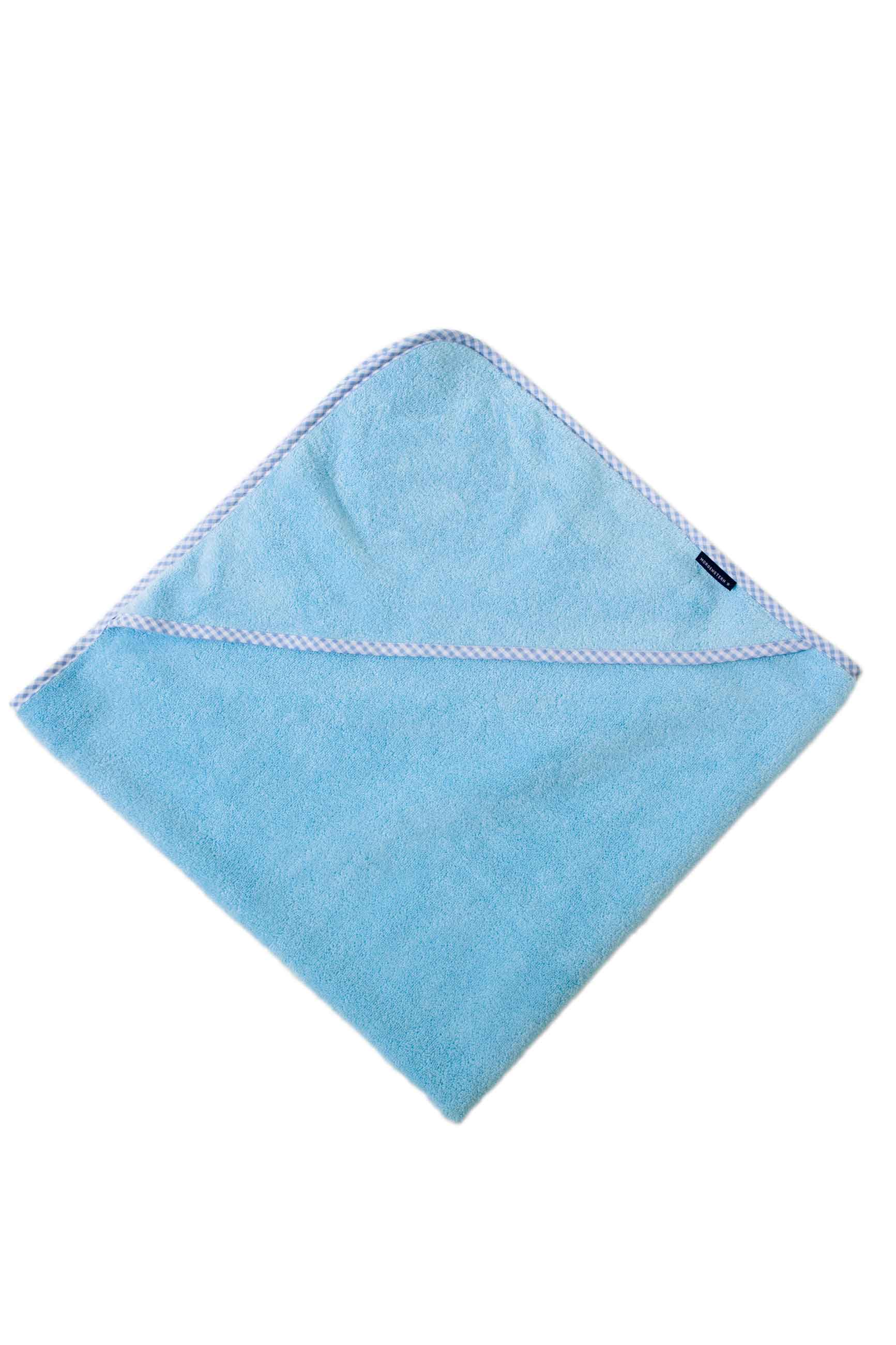 Morgenstern Kapuzenhandtuch, Baumwolle, blau Morgenstern Kapuzenhandtuch, Baumwolle, blau