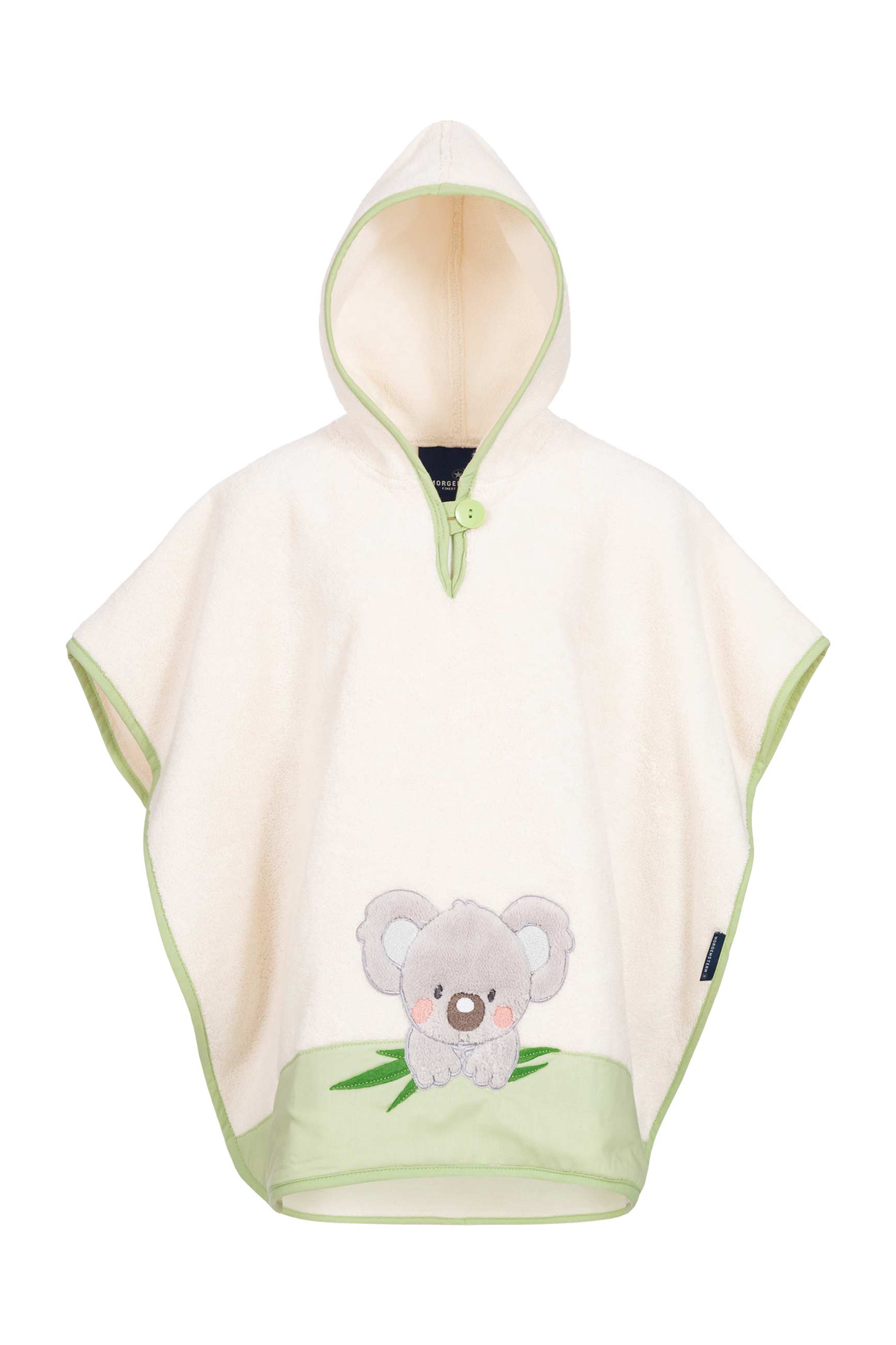 Morgenstern Badeponcho 1-3 Jahre, reine Baumwolle, Koala, grün Morgenstern Badeponcho 1-3 Jahre, reine Baumwolle, Koala, grün