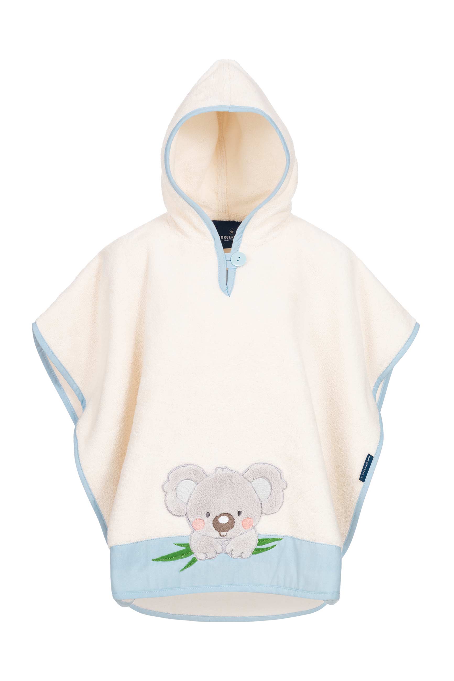 Morgenstern Badeponcho 1-3 Jahre, reine Baumwolle, Koala, blau Morgenstern Badeponcho 1-3 Jahre, reine Baumwolle, Koala, blau