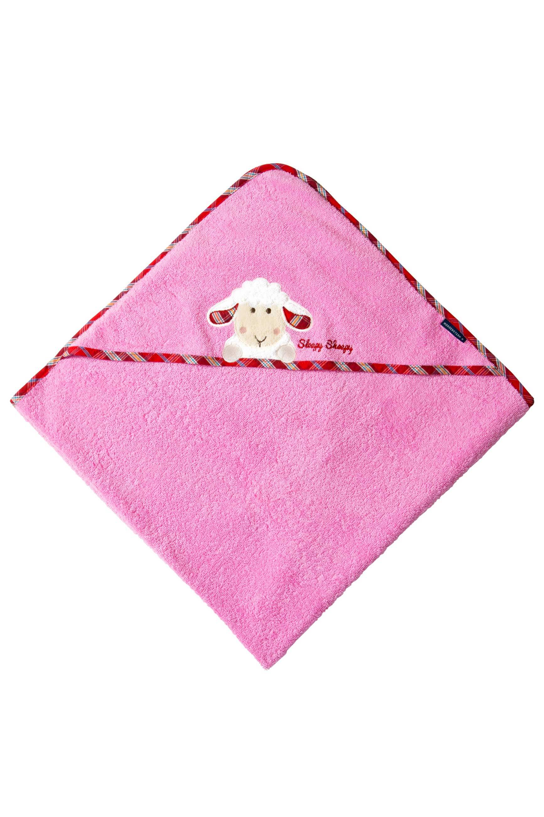 Kapuzenhandtuch Sleepy Sheepy Sweety, Morgenstern, Baumwolle, rosa Kapuzenhandtuch Sleepy Sheepy Sweety, Morgenstern, Baumwolle, rosa