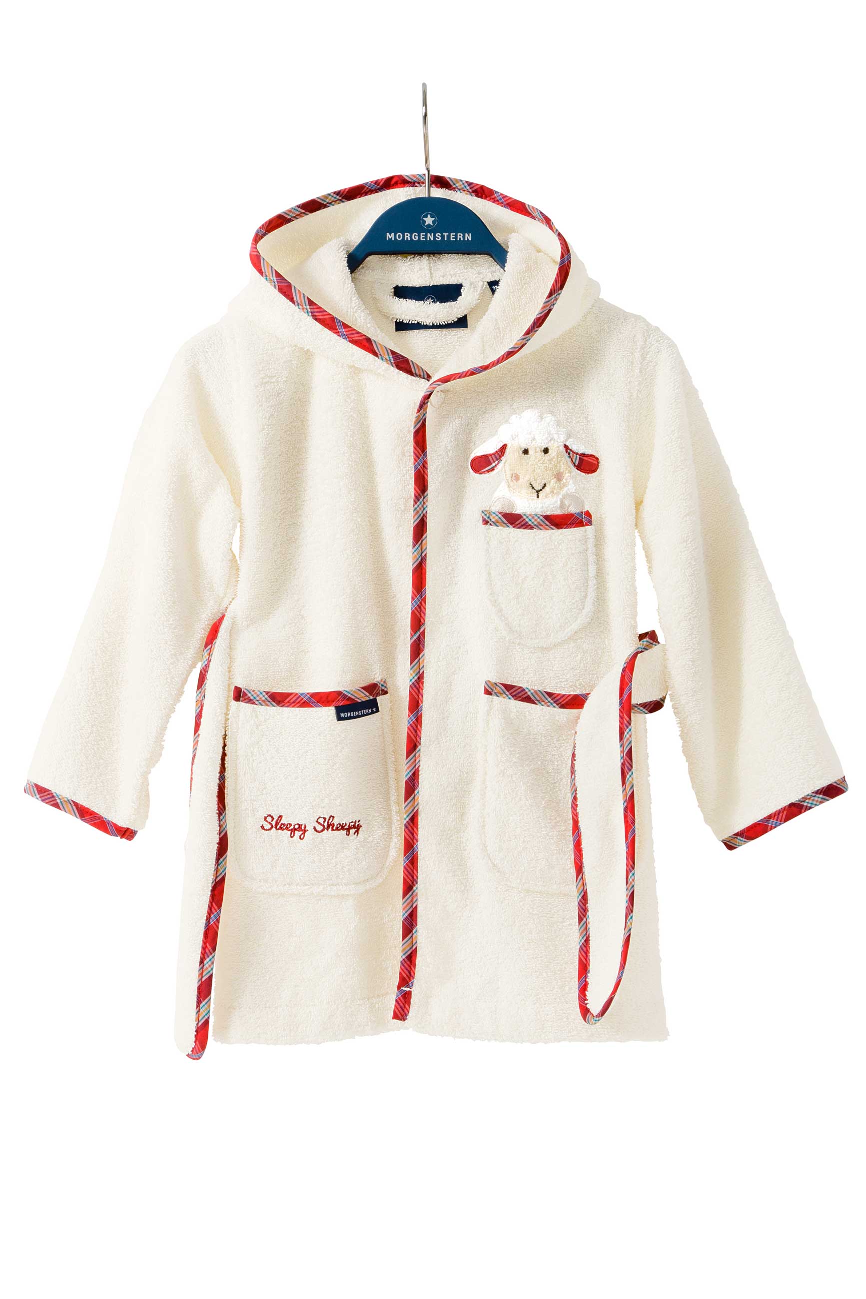Morgenstern Kinderbademantel Sleepy Sheepy Sweety, natur Morgenstern Kinderbademantel Sleepy Sheepy Sweety, natur