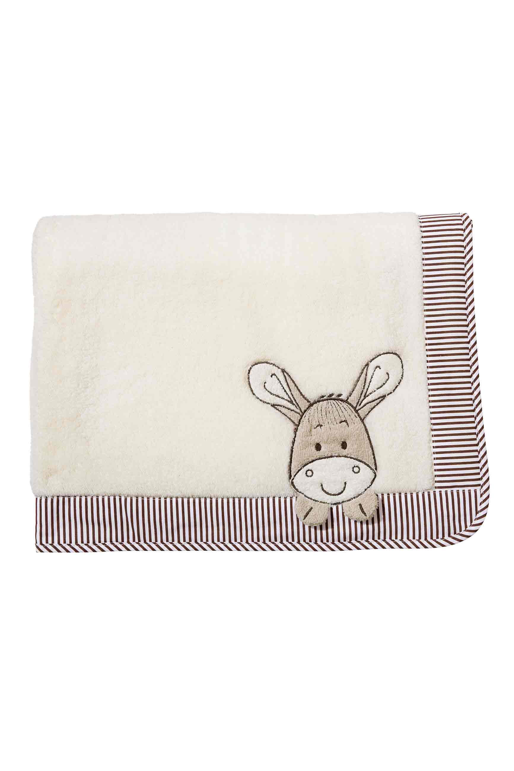Morgenstern Kinder Kuscheldecke, Microfaser, Esel, natur Morgenstern Kinder Kuscheldecke, Microfaser, Esel, natur
