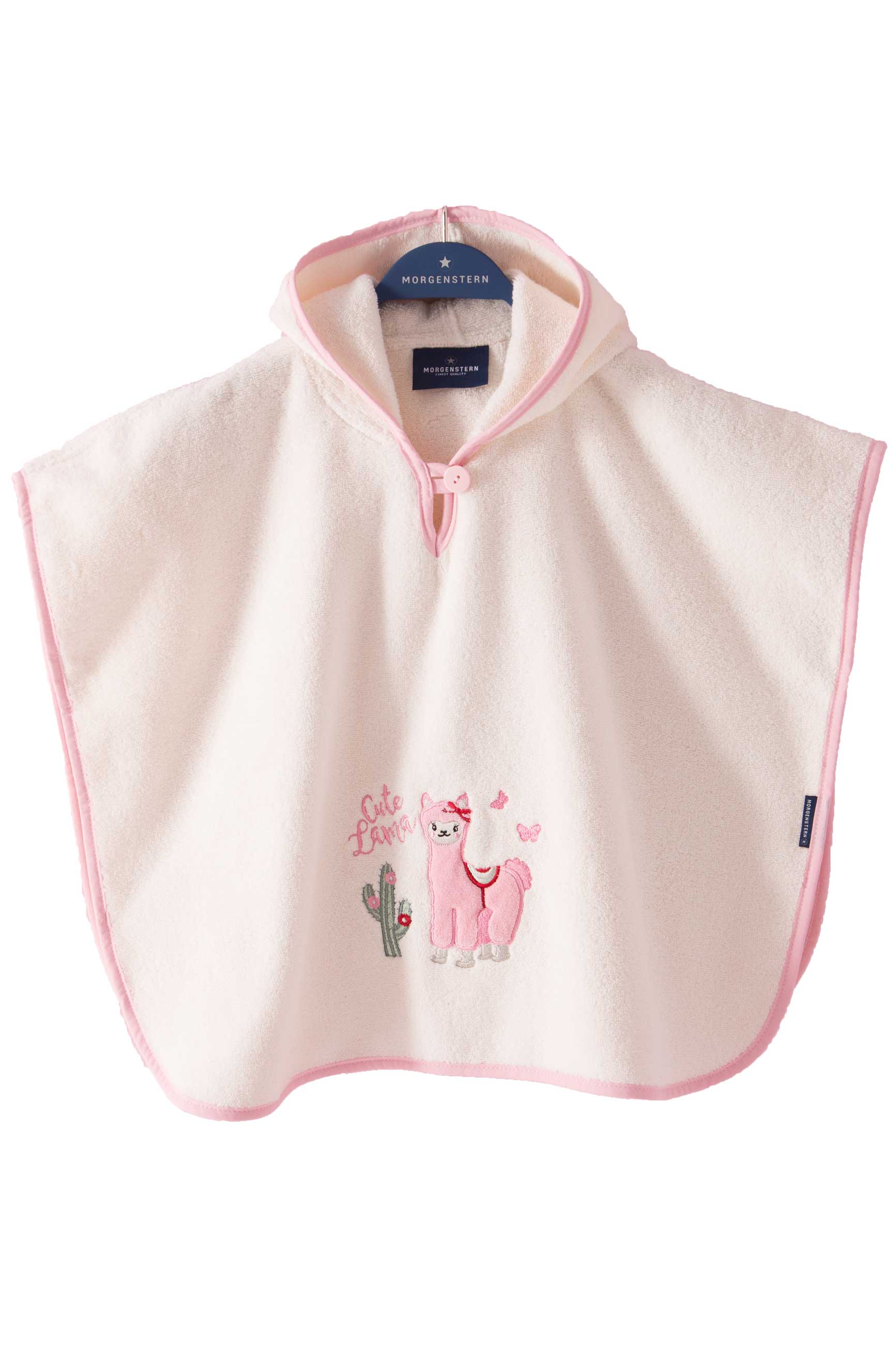 Morgenstern Badeponcho 1-3 Jahre, reine Baumwolle, Lama, creme Morgenstern Badeponcho 1-3 Jahre, reine Baumwolle, Lama, creme
