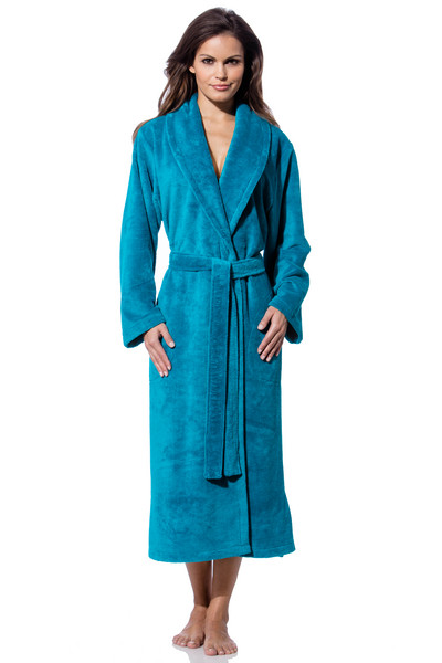 bademantel damen schalkragen