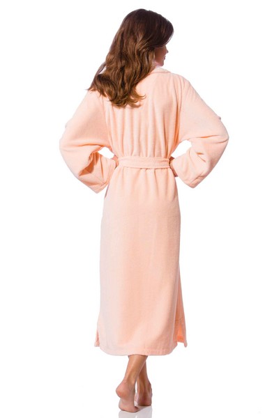 bademantel damen apricot