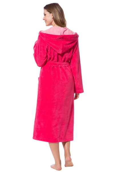 bademantel damen pink