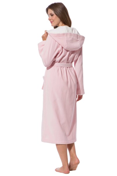 bademantel damen rosa