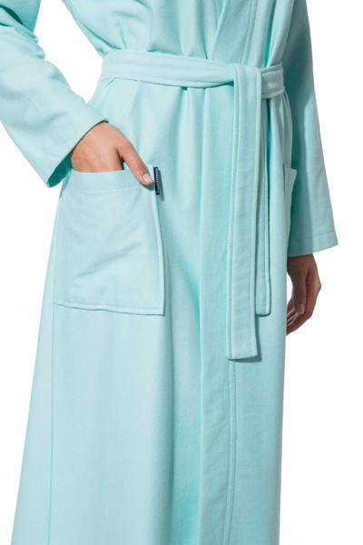 bademantel damen mint