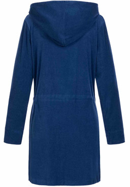 Kapuzen Bademantel Coral Fleece Damen Herren Morgenmantel Sauna Texas CelinaTex