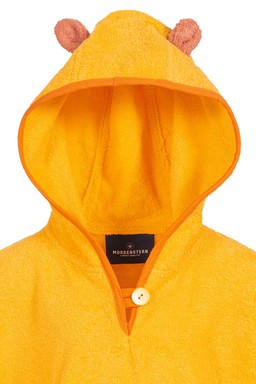 Morgenstern Badeponcho 1-3 Jahre, reine Baumwolle, Fuchs, gelb