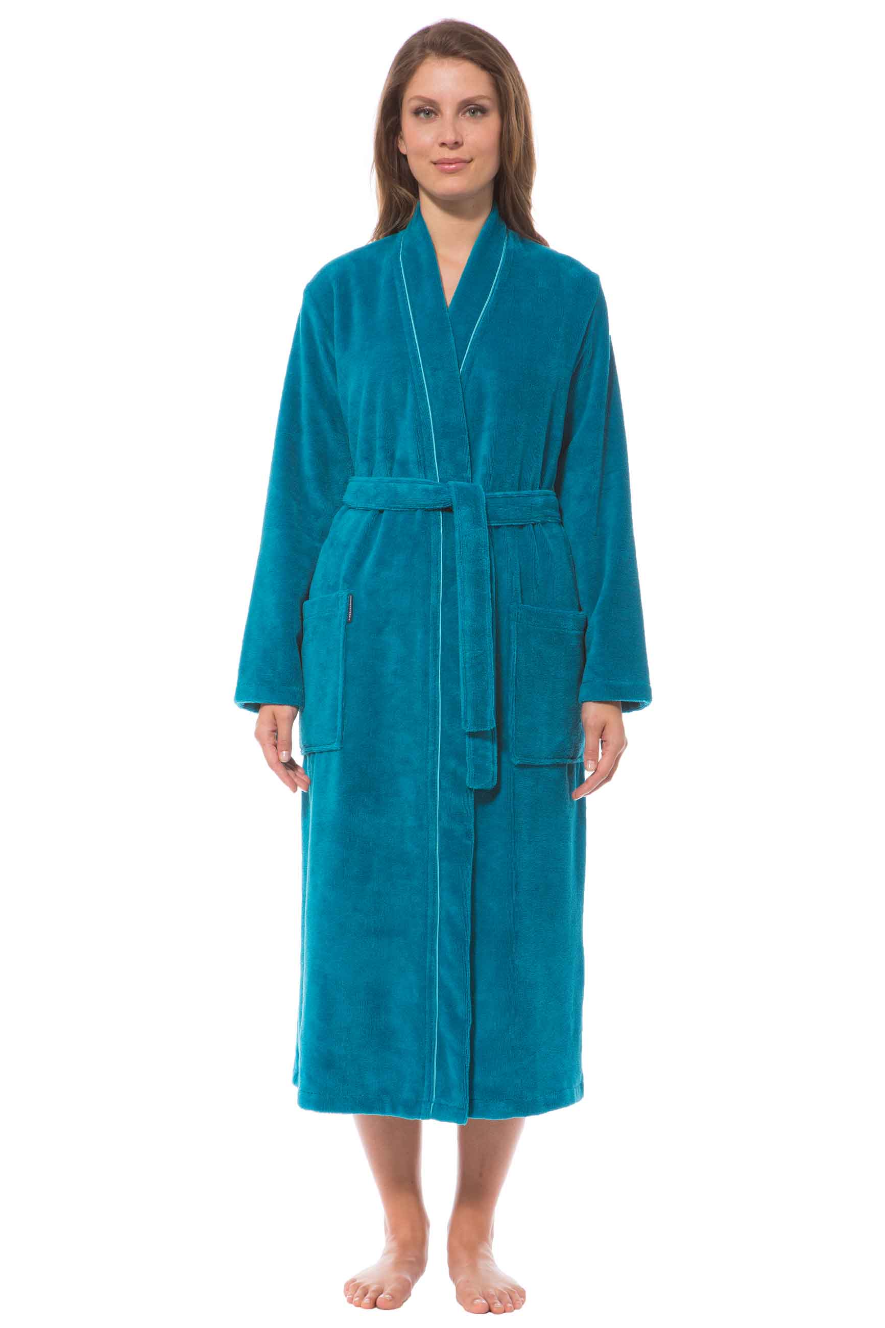 Morgenstern Bademantel Kimono, Multifaser, Silvia, petrol Morgenstern Bademantel Kimono, Multifaser, Silvia, petrol