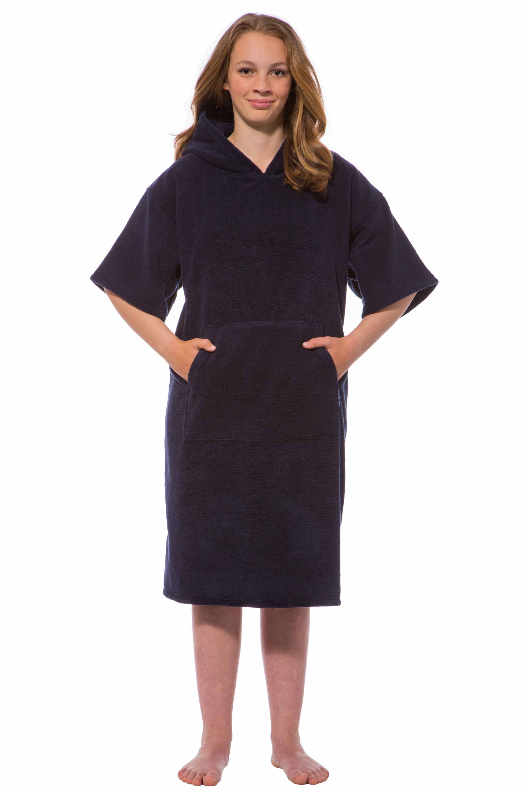 Morgenstern Kinder/Jugend Surferponcho mit Kapuze, reine Baumwolle, Kim, marineblau Morgenstern Kinder/Jugend Surferponcho mit Kapuze, reine Baumwolle, Kim, marineblau