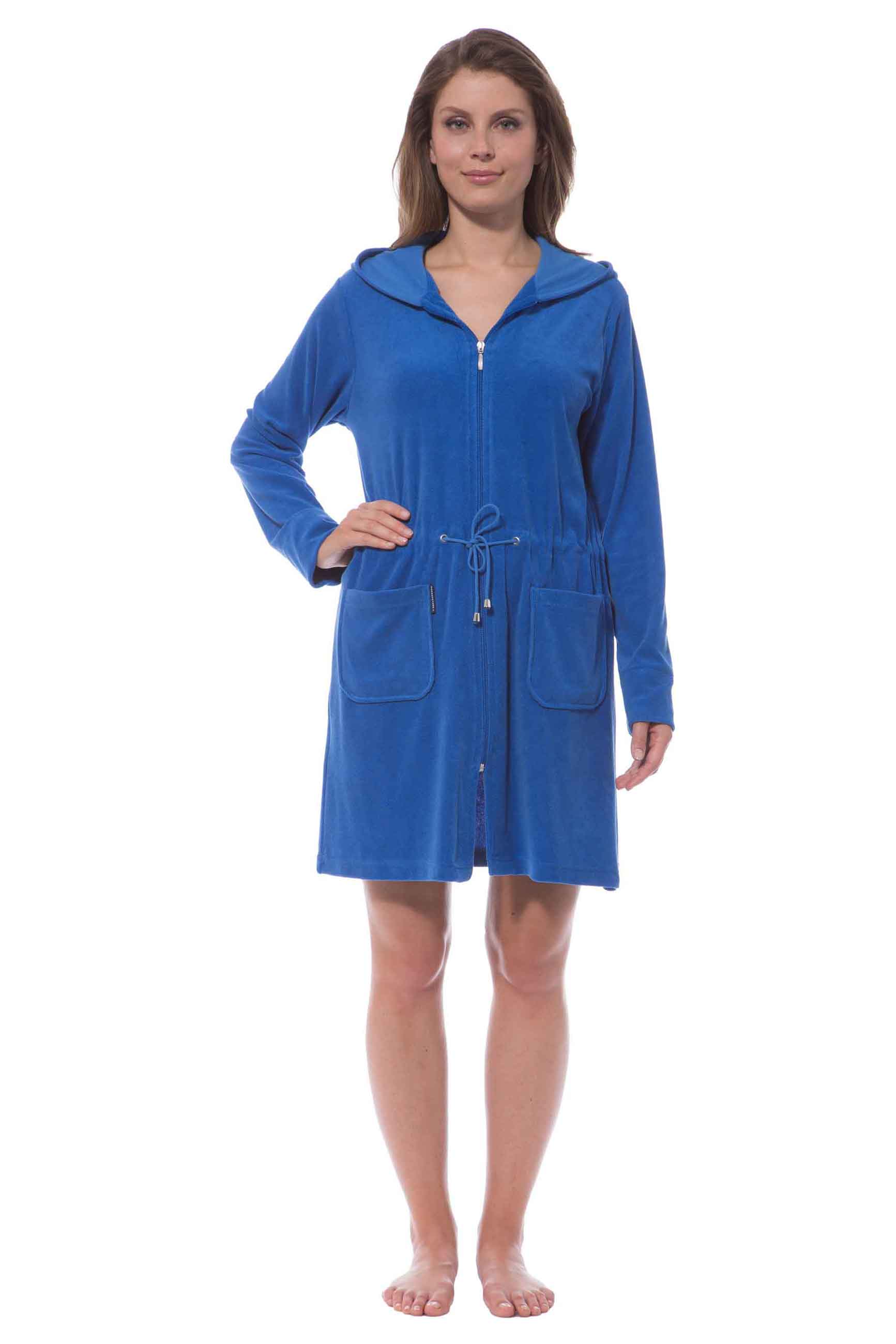 Morgenstern Parka Damen, mit Kapuze, Emily, blau Morgenstern Parka Damen, mit Kapuze, Emily, blau