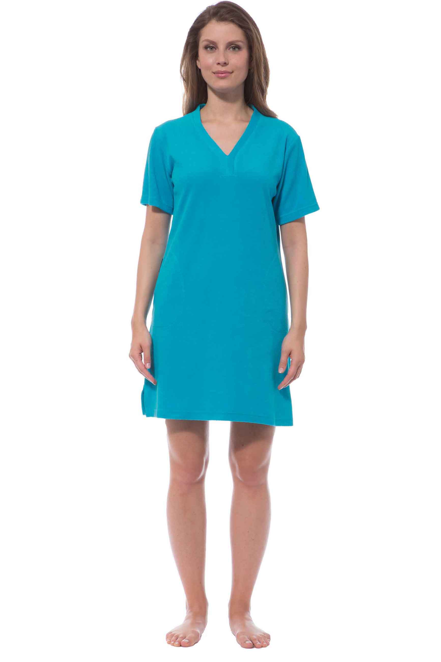 Morgenstern Strandkleid Damen, Sarah, türkis Morgenstern Strandkleid Damen, Sarah, türkis