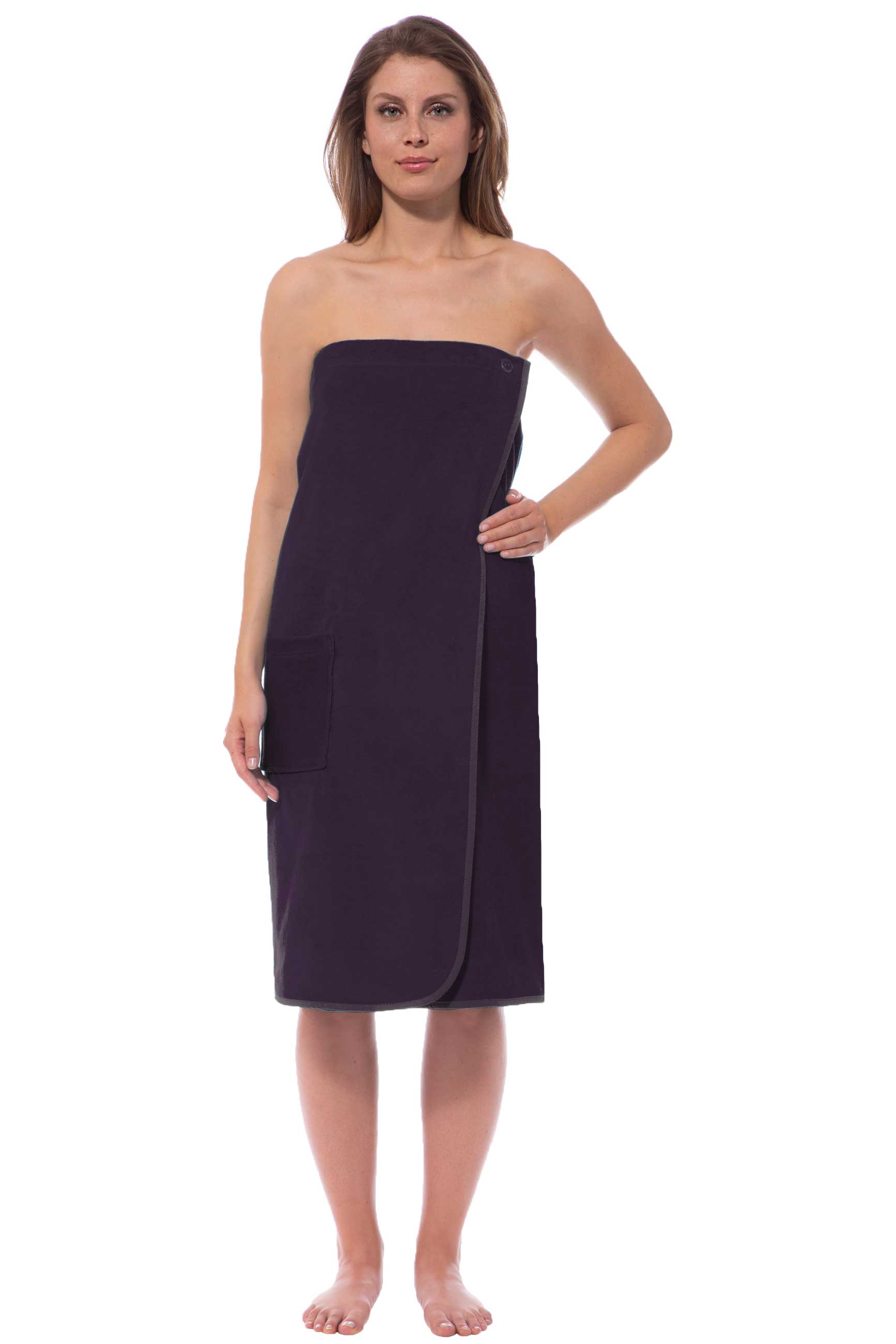 Morgenstern Damen Saunakilt, Velours, Katja, burgund Morgenstern Damen Saunakilt, Velours, Katja, burgund