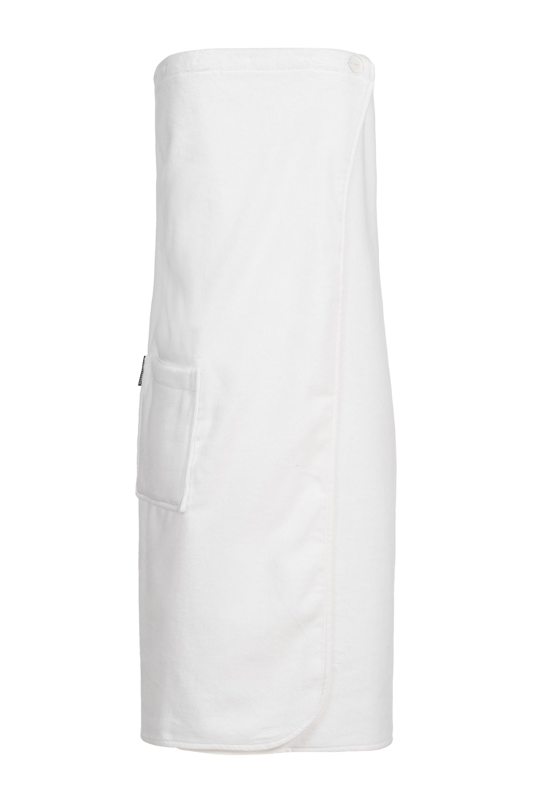 Morgenstern Damen Saunakilt, Velours, Katja, weiß Morgenstern Damen Saunakilt, Velours, Katja, weiß