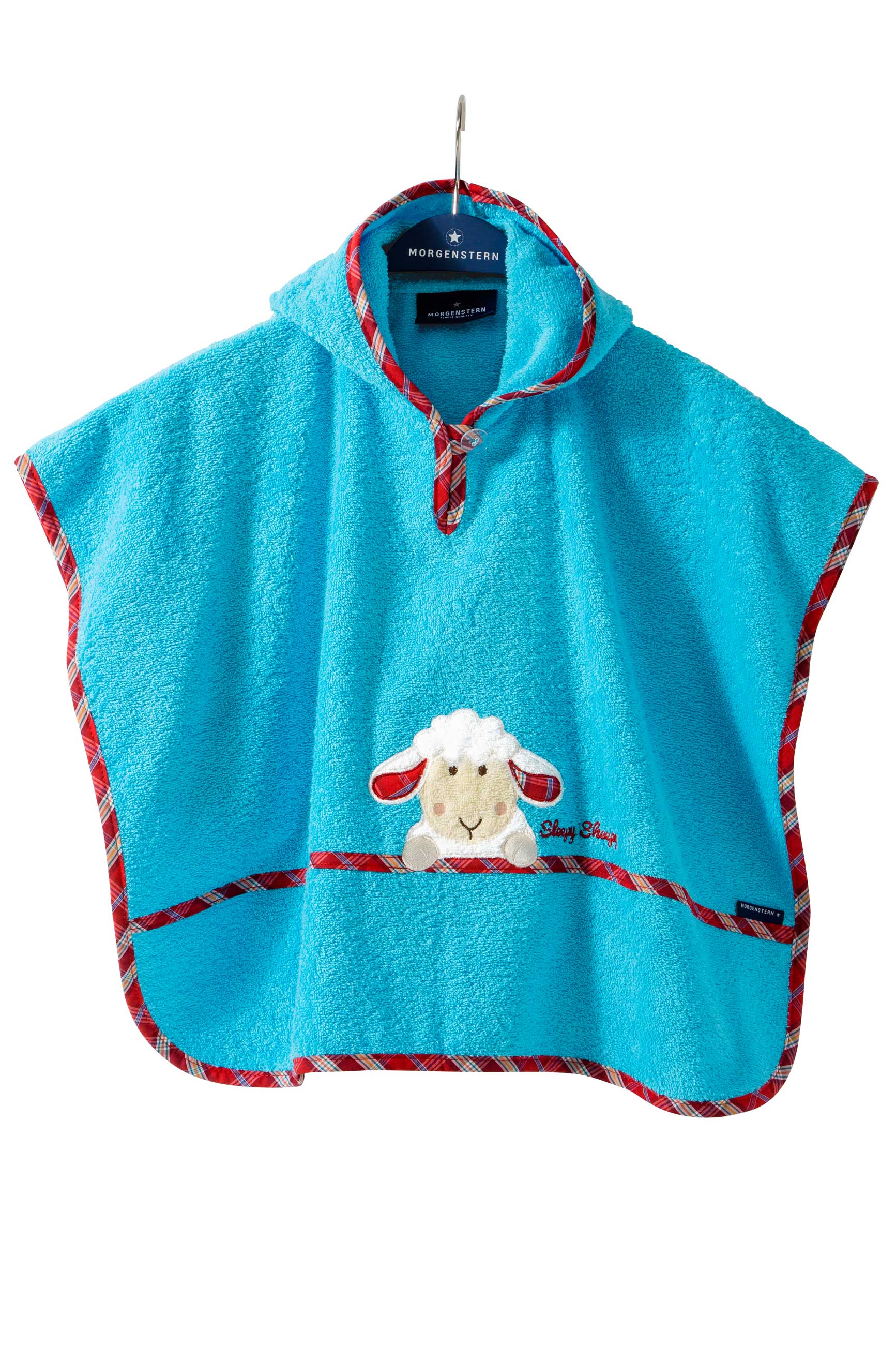Morgenstern Badeponcho 1-3 Jahre, reine Baumwolle, Sleepy Sheepy, türkis Morgenstern Badeponcho 1-3 Jahre, reine Baumwolle, Sleepy Sheepy, türkis