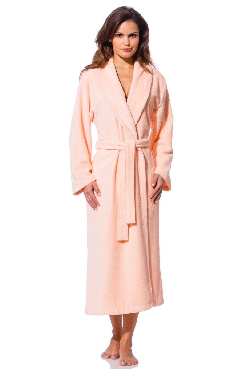 bademantel damen apricot