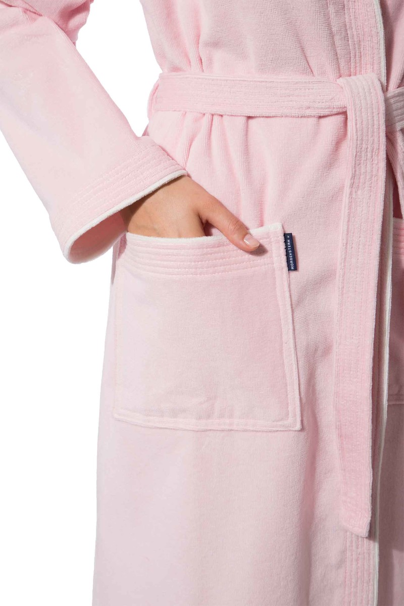 bademantel damen rosa