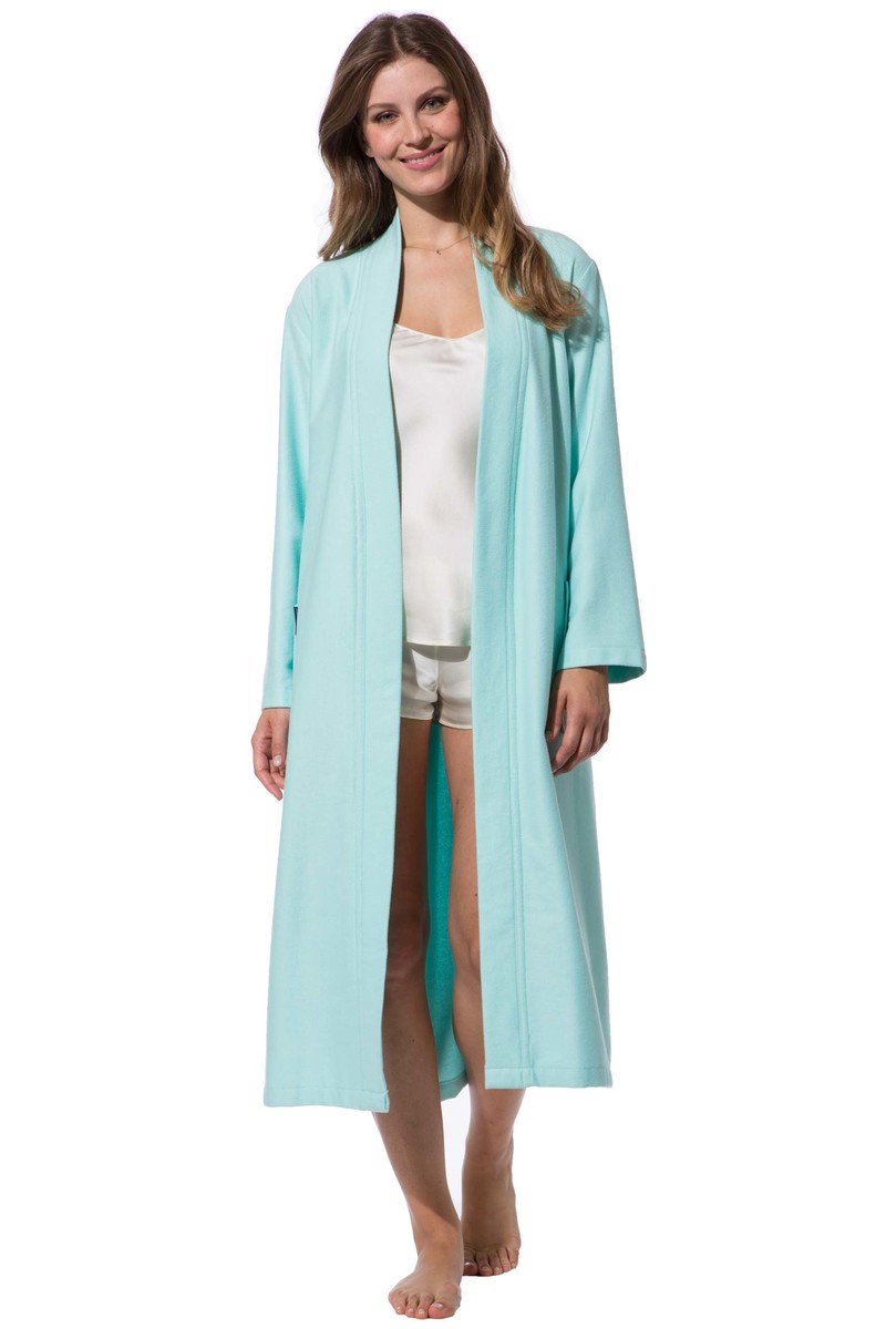 bademantel damen mint