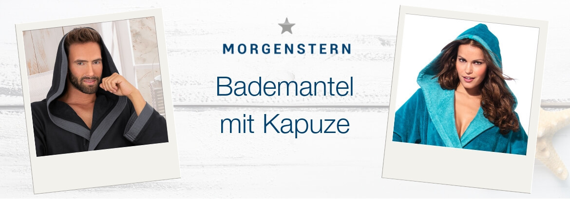 Bademantel mit Kapuze